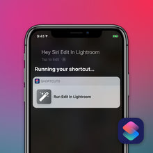 Edit in Lightroom iOS Shortcut
