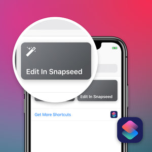 Edit in Snapseed iOS Shortcut