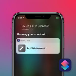 Edit in Snapseed iOS Shortcut